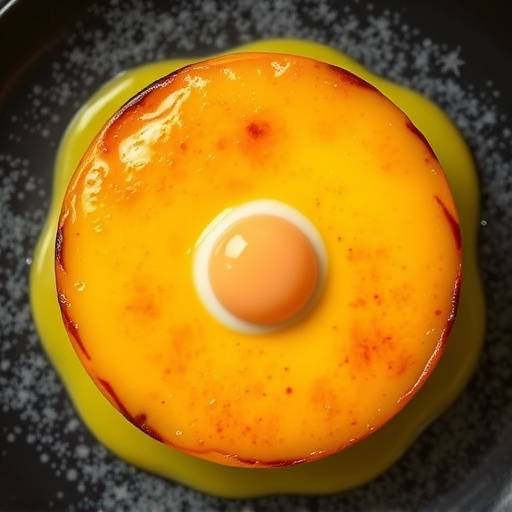 A vibrant plate of Bobotie, showcasing the golden-brown egg custard topping.